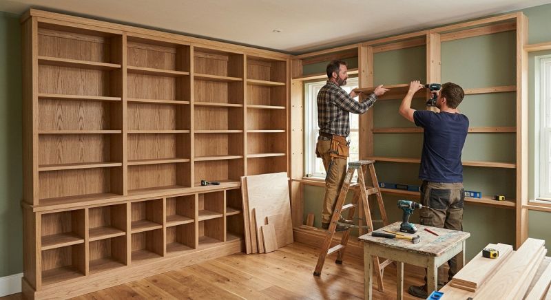 Bookcase Construction in Winston Salem, NC